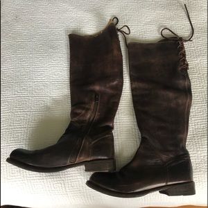 Bed Stu women’s Manchester lace back boots